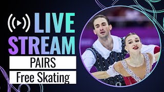 LIVE  Pairs Free Skating  ISU World Junior Championships  Taipei City 2024  FigureSkating [upl. by Elayor]