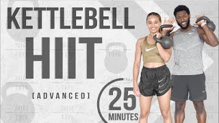 25 Minute Full Body Kettlebell HIIT Workout Advanced [upl. by Evy]