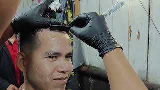 Kumno ban khap Fade 5💈asmr khasi haircutting [upl. by Ora766]