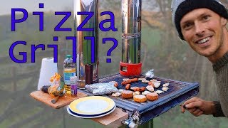 Rocket Stove Pizza Oven Upcycled [upl. by Eelegna]