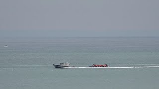 Migrant boat spotted crossing the Channel just day after 12 lost their lives [upl. by Nwahsak797]