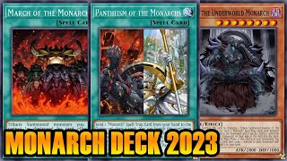 【YGOPRO】 MONARCH DECK 2023 [upl. by Germayne]