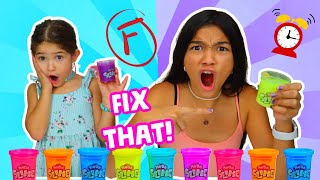 FIX THIS STORE BOUGHT PLAYDOH SLIME CHALLENGE [upl. by Bergen185]