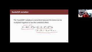 Forecasting Principles amp Practice 92 Backshift notation [upl. by Einberger]