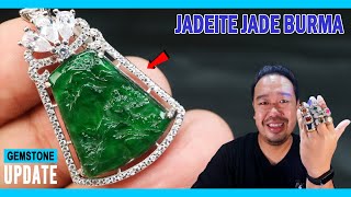 GEMSTONES UPDATE 11082023  LIONTIN JADEITE JADE GIOK BURMA TOURMALINE HESSONITE HELIODOR TANZANITE [upl. by Inoj]