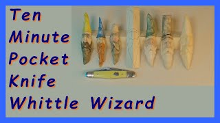 Fun amp Easy Pocket Knife Whittle Wizard  10 Min Tuesdays [upl. by Llemart256]