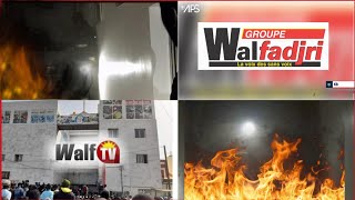 🔴 Direct  Dernière minute  Le bâtiment de walf tv prend feu a linstant [upl. by Freemon]