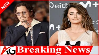 Johnny Depp returns to Hollywood after his Amber Heard trial and collaborates with Penélope Cruz for [upl. by Rekoob]