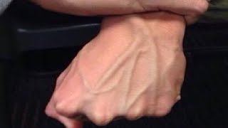 SUPER VEINY HAND WORKOUT NO EQUIPMENT [upl. by Ojahtnamas234]