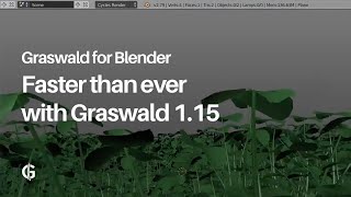 Introducing greater viewport speed with Graswald 115 for Blender [upl. by Etnahsa415]