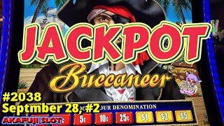 Dollar Storm Mega Grand Link Buccaneer Slot Machine Jackpot at Yaamava Casino [upl. by Gmur]