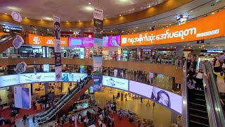 Yangon city 2024 At the Myanmar Plaza shopping mall [upl. by Felt559]