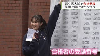 都立高校 入試の合格発表／Announcement of Tokyo Metropolitan High School Admissions [upl. by Aihsele]