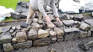 Wall building advice from stonemason Michael Fearnhead [upl. by Onailime451]