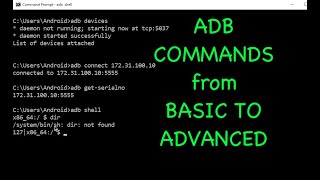 How to master in ADBAndroid Debug Bridge Commands [upl. by Mayberry]