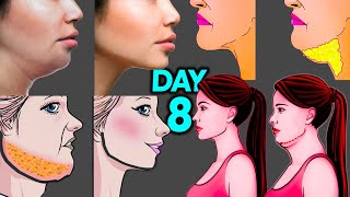 FACE LIFT  DOUBLE CHIN  2IN1 FACE WORKOUT [upl. by Enahsed]