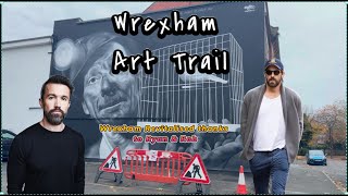 Wrexham AFC and Wrexham Art Trail takes shape [upl. by Eciralc]