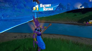 NEW BEERUS SKIN IN FORTNITE DRAGON BALL x FORTNITE Gameplay EpicPartner [upl. by Anilef768]