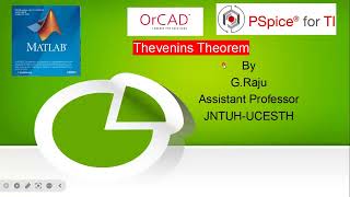 THEVENINS THEOREM BY MATLAB [upl. by Annaitat]