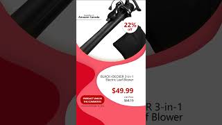 BLACKDECKER 3in1 Electric Leaf Blower [upl. by Fregger]