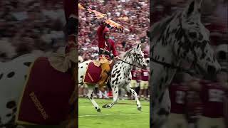 Turn it up Miami Florida State pregame Osceola planting the spear at Doak Tallahassee [upl. by Yup]