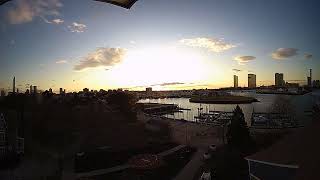 Todays 1205224 Atlantic City Gardiners Basin Sunset at AC Aquarium [upl. by Nyral928]