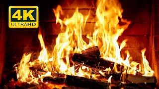 🔥 Cozy Fireplace 4K 12 HOURS Fireplace with Crackling Fire Sounds Crackling Fireplace 4K [upl. by Kucik]