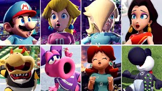 Mario Strikers Battle League  All Character Losing Animations DLC Included [upl. by Lebyram862]