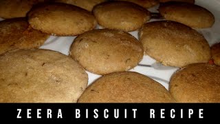 Delicious Zeera Biscuit Recipe or Wheat flour Biscuit Recipe [upl. by Adnohsor]