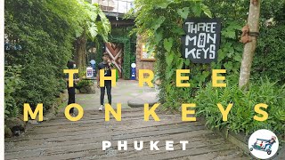 Three Monkeys Restaurant Phuket  Hanuman World Zipline [upl. by Ycaj]