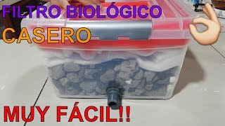 COMO HACER UN FILTRO biológico Casero para peces 🐠🐟  estanque koi [upl. by Courtenay]