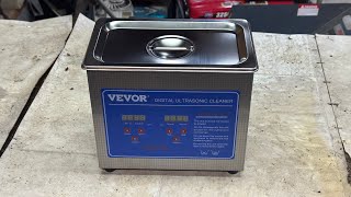 Vevor 3 liter Ultrasonic Cleaner unboxing and first impression [upl. by Yerfdog]