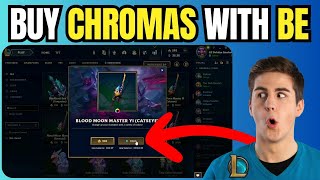 How to Buy Chromas for Blue Essence in LoL  Essence Emporium riotgames [upl. by Ecnerret388]