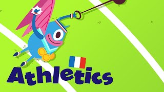 Athletics in French 🇫🇷  Learn French [upl. by Burley734]