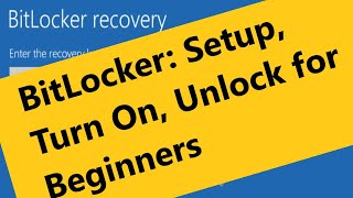 How to Set Up Enable and Unlock BitLocker on Your USB Drive in Windows [upl. by Schiro]