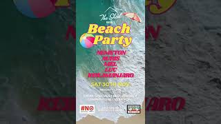 DeepSouthVibes BeachParty Party Muizenberg AfroHouse NuDisco DesertTech ProgressiveTechno [upl. by Ecital704]