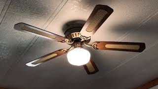 52” Bahama Hugger Ceiling fan in my brothers bedroom at my ranch [upl. by Isman]