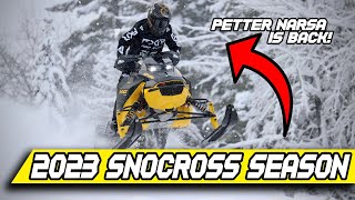 PETTER NARSA SNOCROSS  2023 SKIDOO MXZ RS  RACE TEAM [upl. by Alithea]