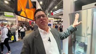 GE Appliances Shows Off a Refrigerator Battery Backup at KBIS 2024 [upl. by Rehpotirhc]