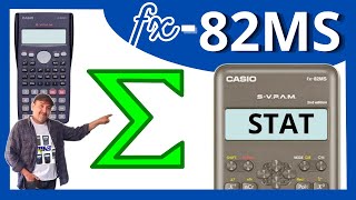 Sumar datos estadísticos calculadora CASIO fx82MS✅ [upl. by Mroz]