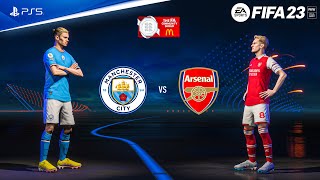 FIFA 23  Manchester City vs Arsenal  FA Community Shield 2023 Final  PS5™ Gameplay 4K60 [upl. by Alenson65]