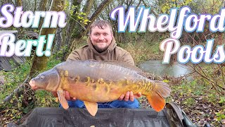 Fishing Whelford Pools Carpswolds in Storm Bert [upl. by Beverle]