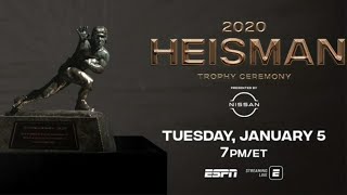 The 2020 Heisman Trophy Ceremony Full Broadcast HD [upl. by Leamse]