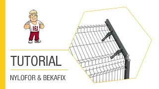 How to position bent arms with panels on my fence with Bekafix posts  Betafence [upl. by Remled]