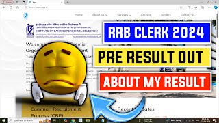 My IBPS RRB Clerk Prelims 2024 Result [upl. by Jamila]