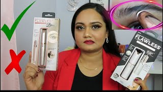 Finishing Touch Flawless Facial Hair Remover and Flawless Brows Review  Close up video included [upl. by Diaz568]