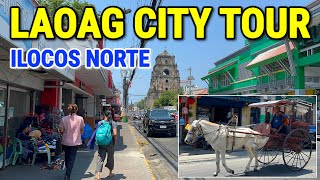 LAOAG CITY Walking Tour 2023  City Tour in Ilocos Norte Philippines [upl. by Areemas]