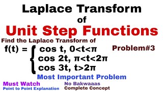 43 Unit Step Functions  Complete Concept and Problem3  Most Important Problem [upl. by Palladin]