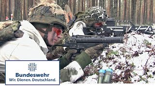 Bundeswehr übt auf Litauens größtem Truppenübungsplatz  Winter Wolf [upl. by Shotton485]