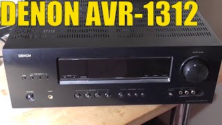 Denon AVR1312 Receiver Unknown Condition Testing [upl. by Morril]